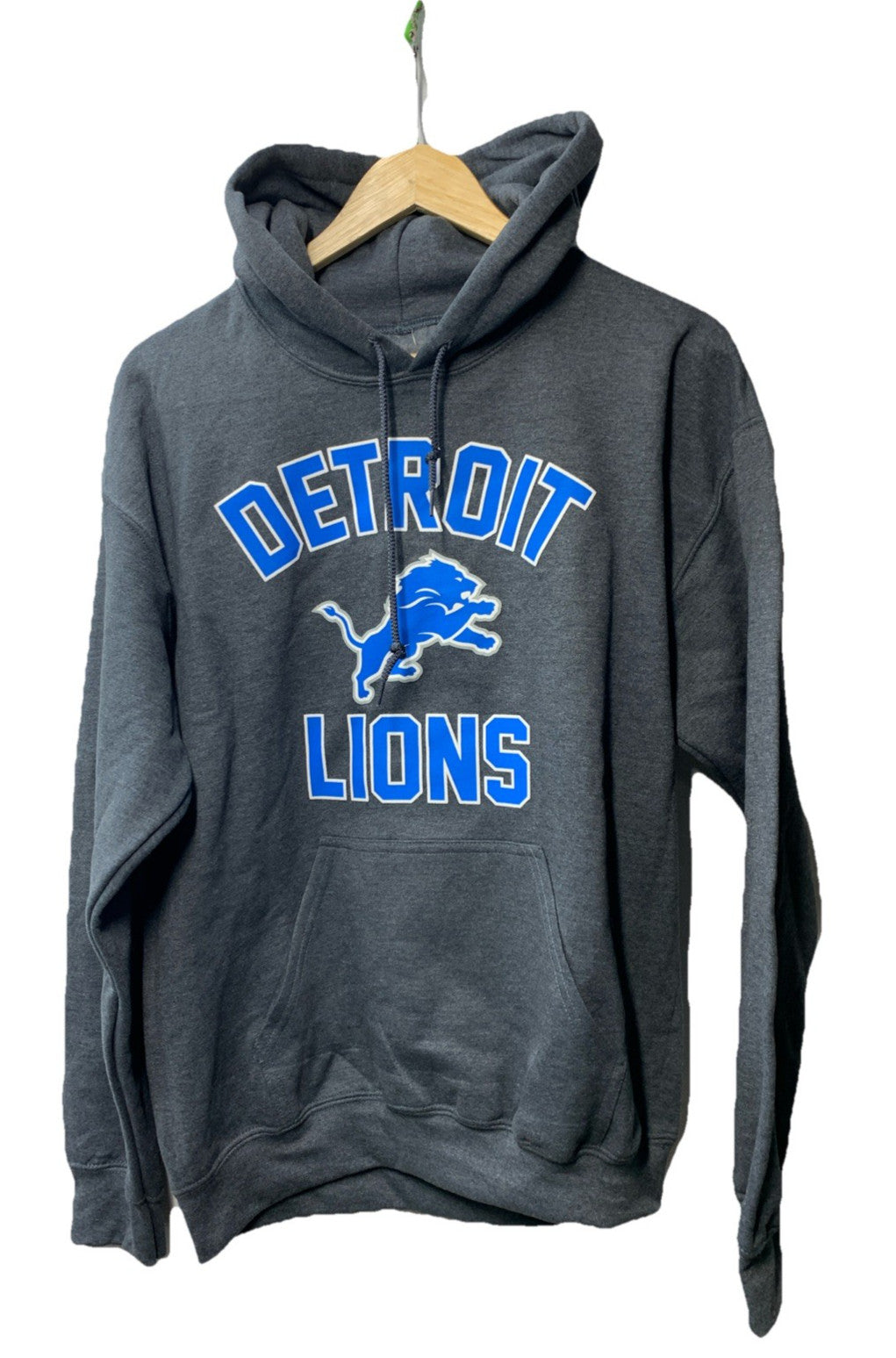 Detroit Lions Team Fan Apparel NFL Adult Gameday Hooded Sweatshirt Long Sleeve M