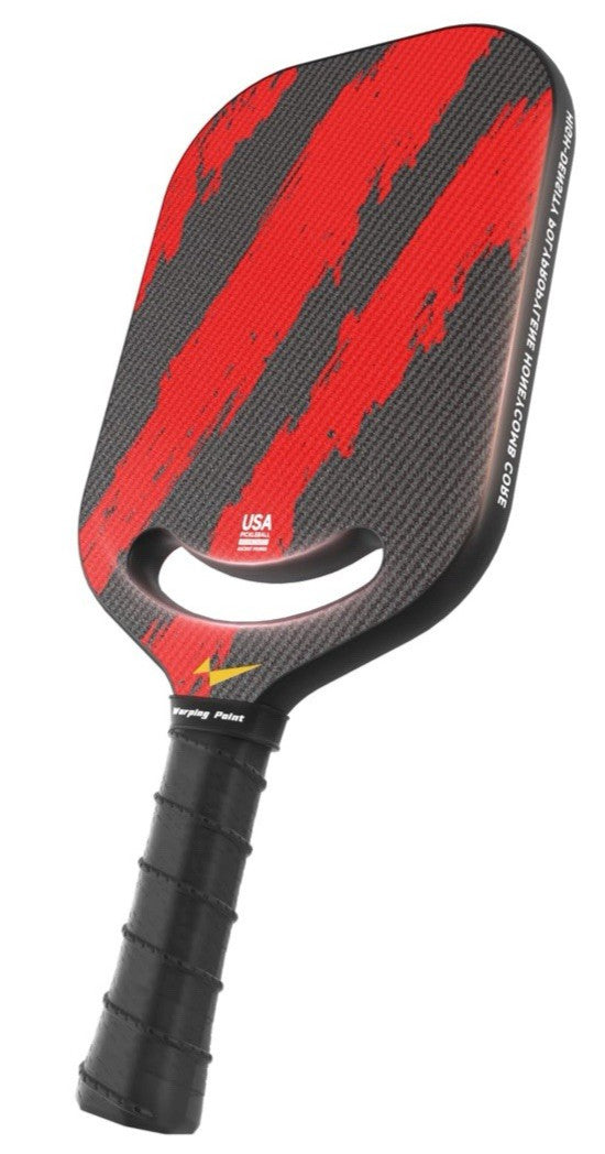 Warping Point Carbon Fiber Pickleball Paddle for Swing Speed and Maneuverability