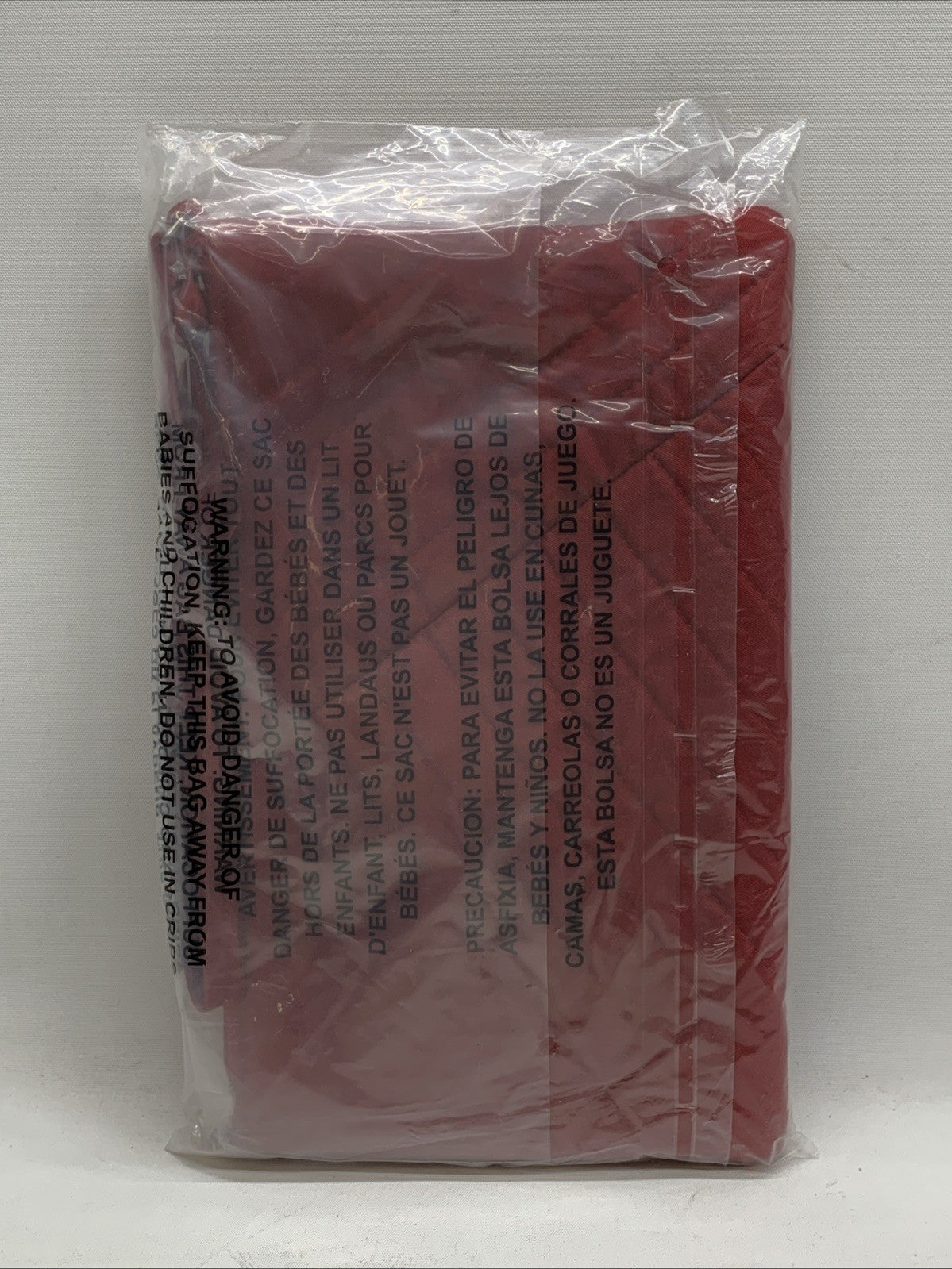 Vera Bradley Women's Outlet Recycled Cotton RFID Convertible Wristlet Bag Red