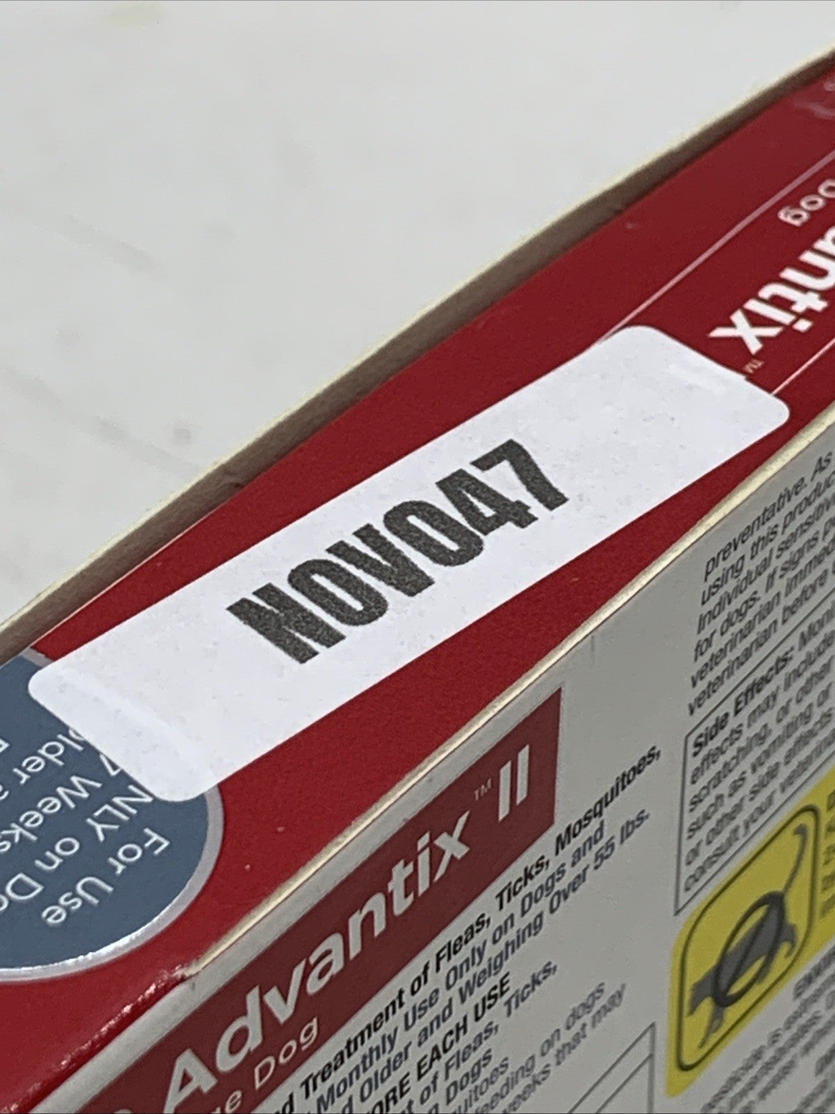 Elanco Dog Flea Treatment K9 Advantix II for XL Dogs Over 55 lbs 2 Monthly Doses