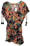 La Blanca Women's Short Sleeve Mini Dress Swimsuit Cover Up S201-0034 Size M