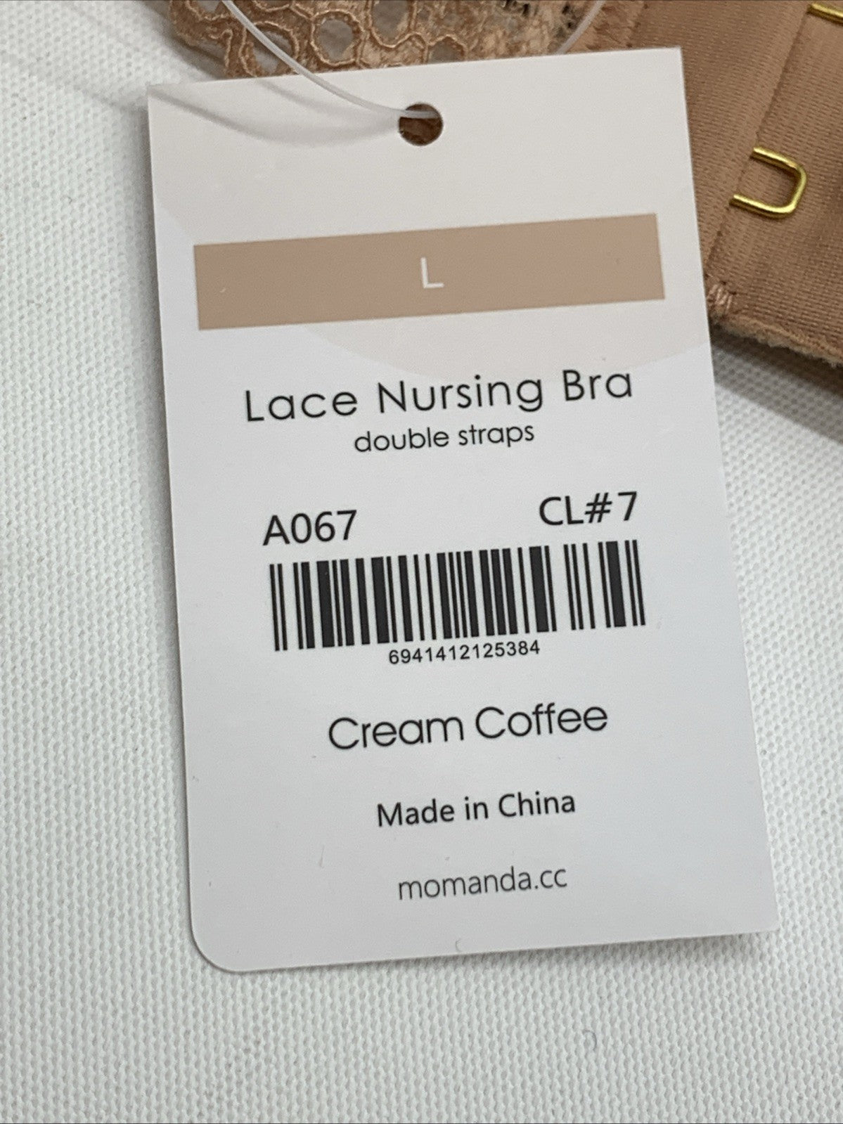 MOMANDA Lace Nursing Bra Wirefree Padded Breastfeeding Maternity Bras Size Large