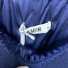 GRACE KARIN Women High Elastic Waist Pleated Chiffon Skirt Blue Small Sleeveless