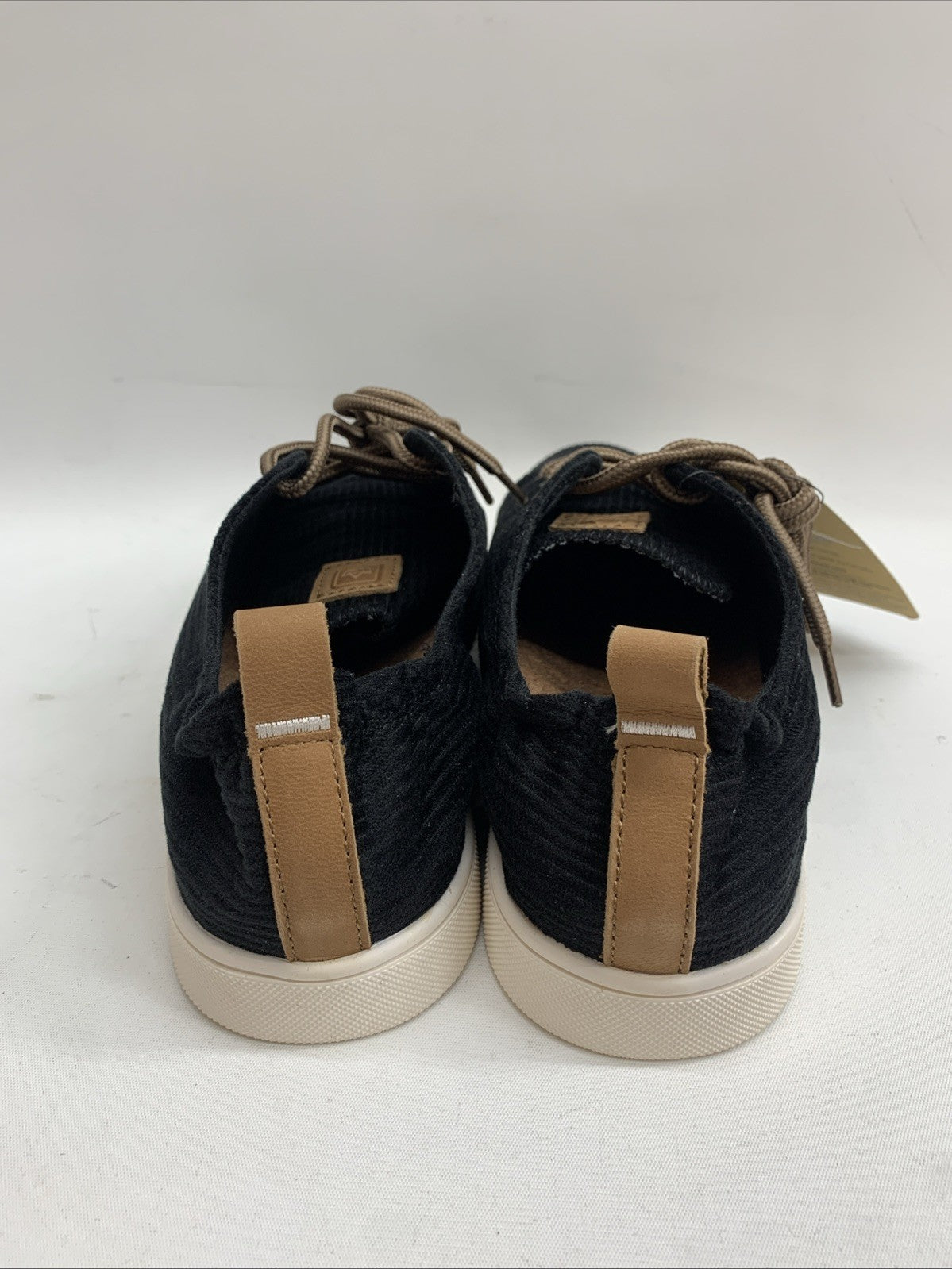 Spenco Women's Santa Clara Cozy Sneaker Black Size 9 Low-top Lace-up Shoes