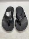 OOFOS OOmega Women's Thong Sandal Black 100% Original Size 11 Slip-on Footwear