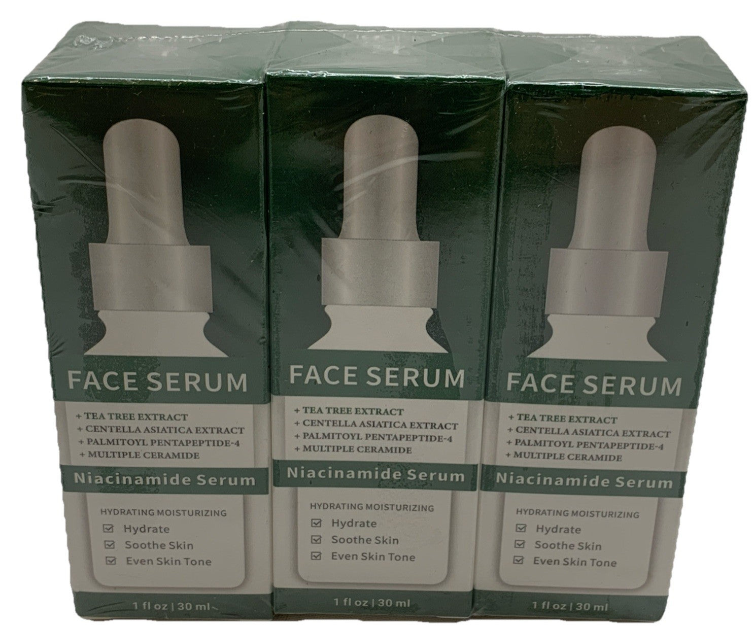 Lakibole Niacinamide Face Serum Tea Tree Extract Extract 1floz/30ml - 3 Pack