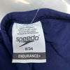 Speedo Women Swimsuit One Piece Endurance+ Flyback Solid Adult Navy Blue 8/34