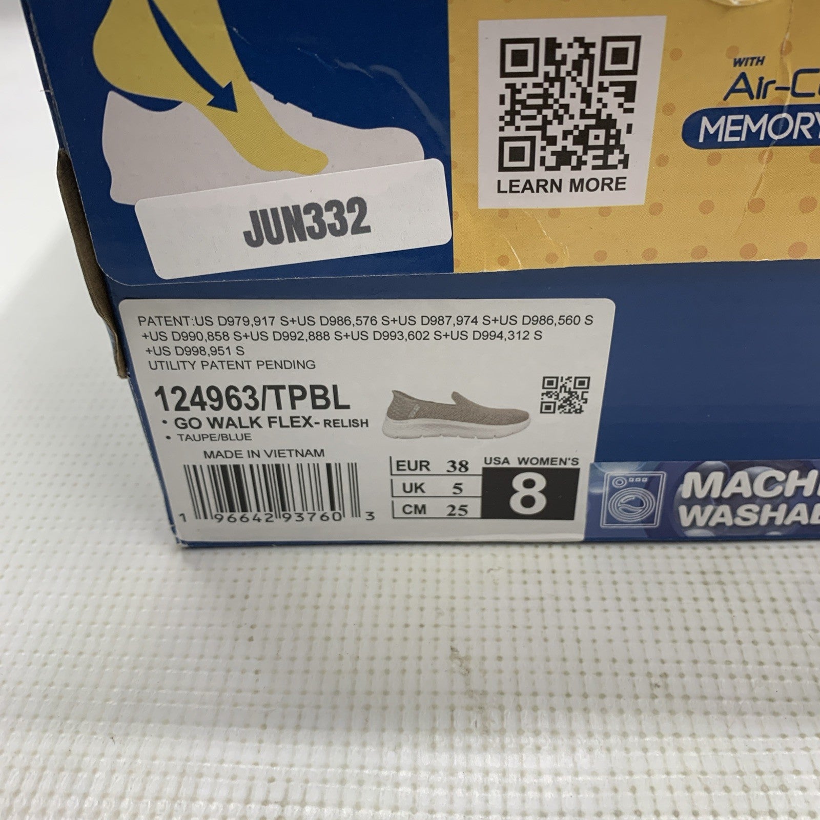 SKECHERS GoWalk GOGA Max GEN 5 Beige Mesh Slip-on Comfort Walking Shoe Women’s 8