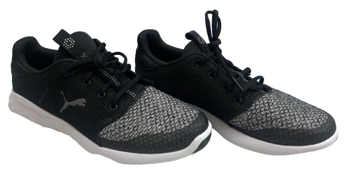 Puma Mens Grip Fusion Sport 191207-01 Black Running Shoes Sneakers Size 9.5
