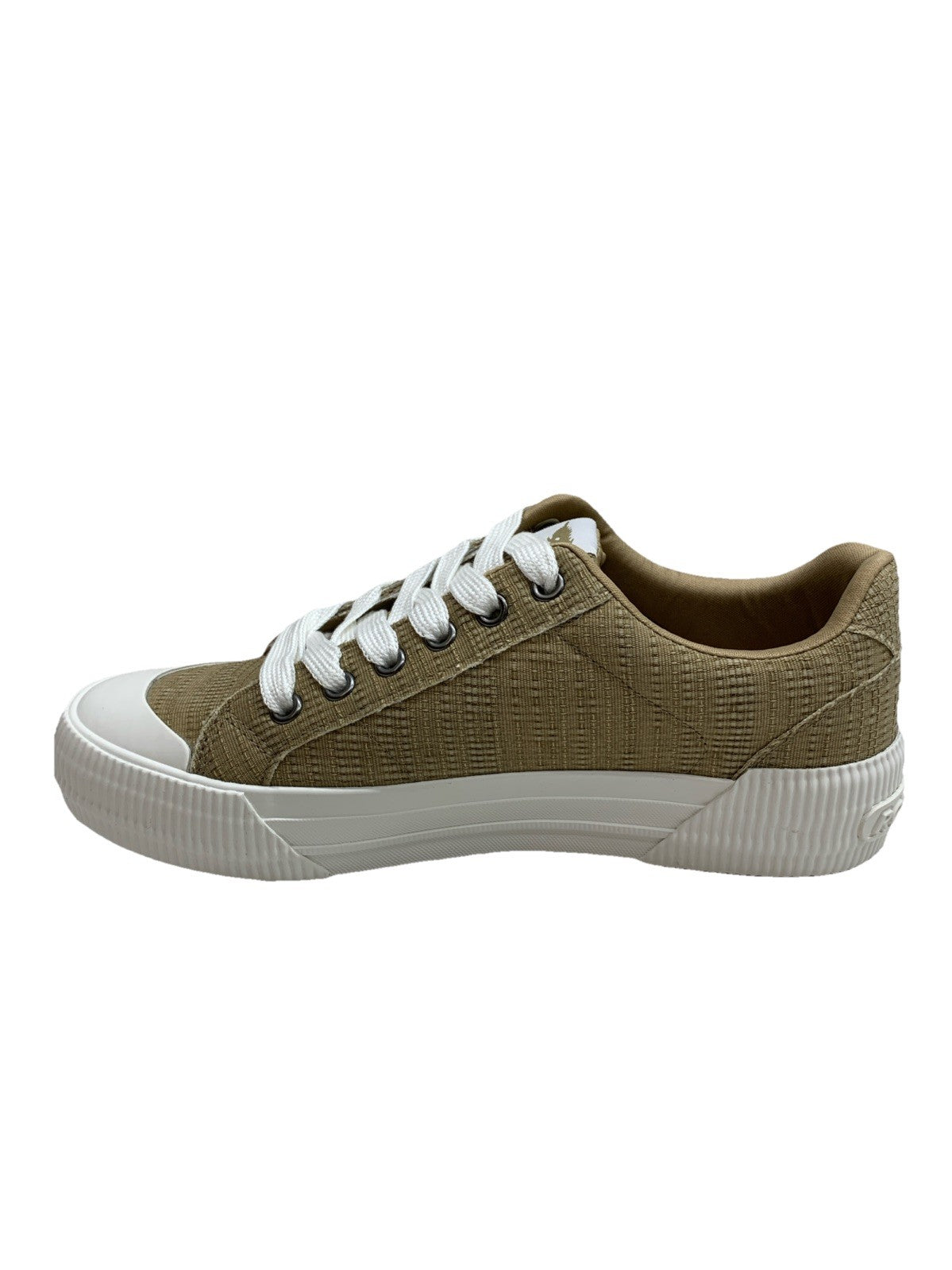 Rocket Dog Women Cheery Sneaker Barstow Cotton Tan Size 8M Lace-up Shoe Casual