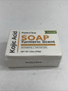 Natural Kojic Acid Soap for Hyperpigmentation - Turmeric Soap  3.5oz Lot Of 3