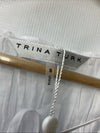 White sleeveless Trina Turk Soraveta top for women, size small with string tie detail, stylish casual clothing.