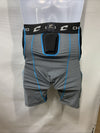 Champro Football Bull Rush 5 Pad Girdle, Black & Blue Size M Charcoal Comfortabl