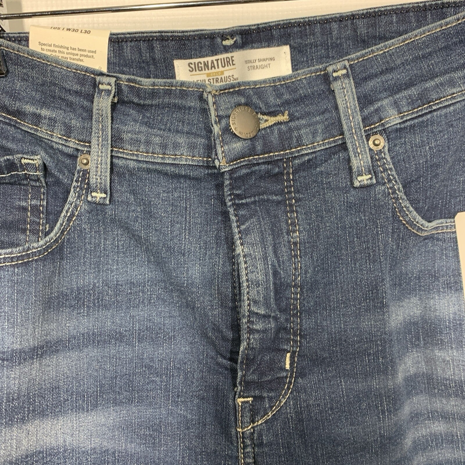 Women's Signature Gold Totally Shaping Straight 10S Stretch Jeans Long Pants