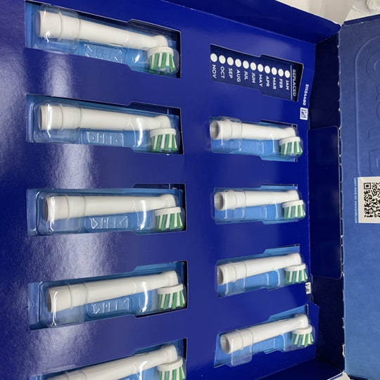 Oral-B Electric Toothbrush Replacement Brush Heads Crossaction X White - 9 Pack