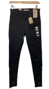 Levi's 720 High Rise Super Skinny Black Jeans 27x32 Long Leg Pants Hyperstretch