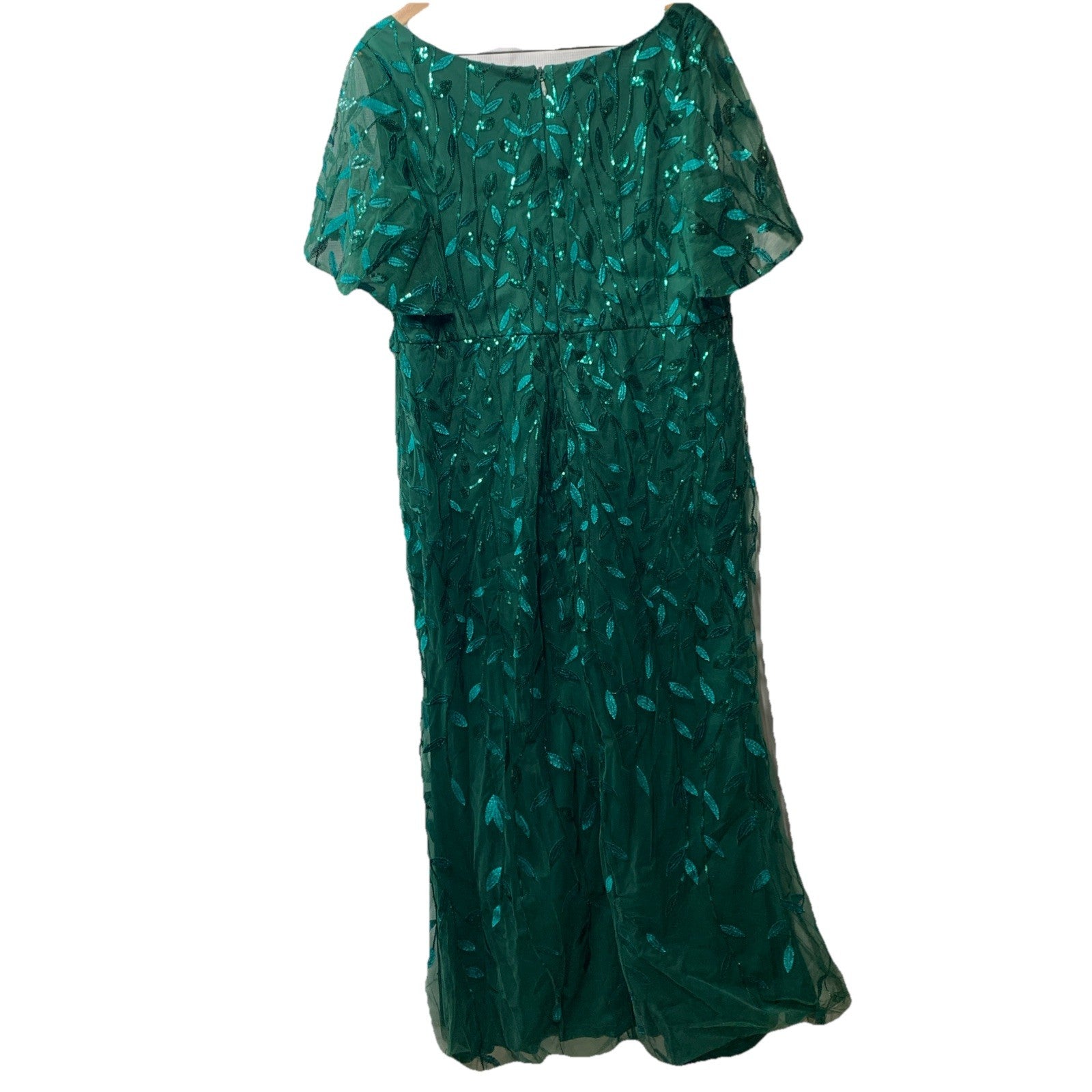 Ever-Pretty Women's Mermaid Formal Party Evening Dress Sequins V-Neck Size 18