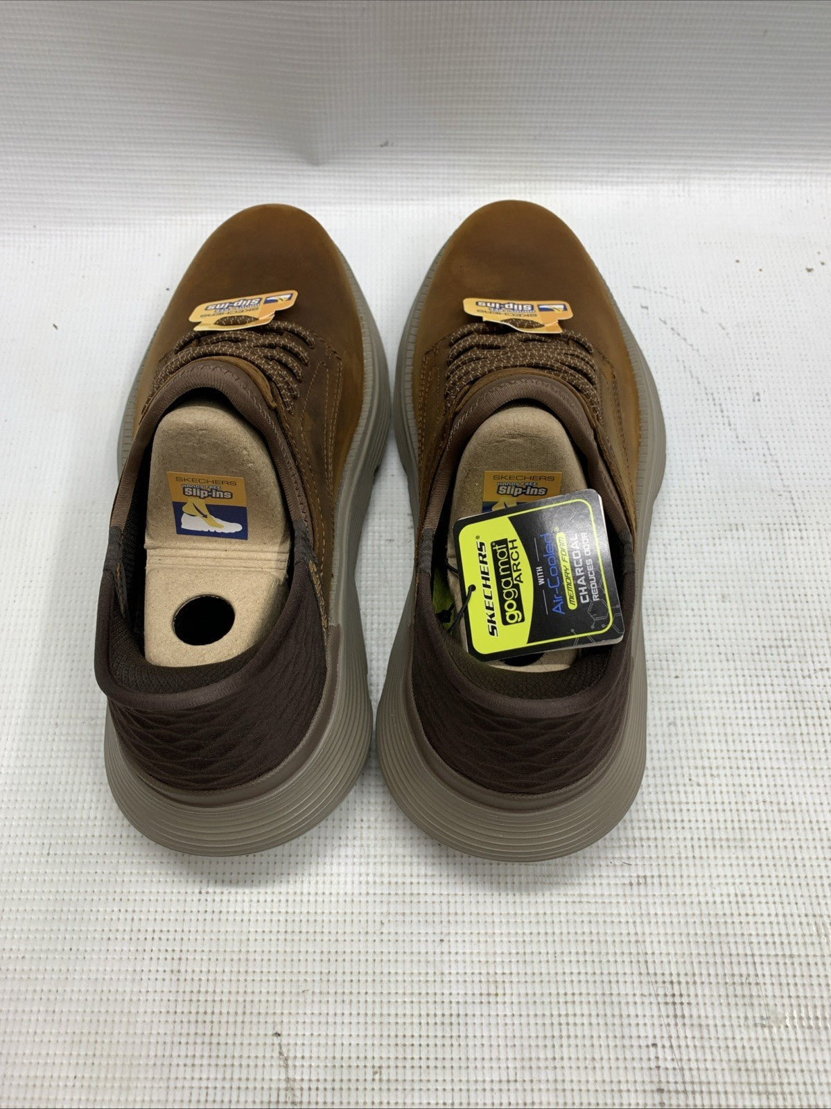 Skechers Men's Slip-ins Garza - Gervin Casual Shoes 205046W/CDB Brown Size 7.5