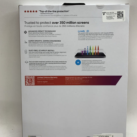 ZAGG Invisible Shield Screen Glass Protector XTR3 Apple iPad Pro 13