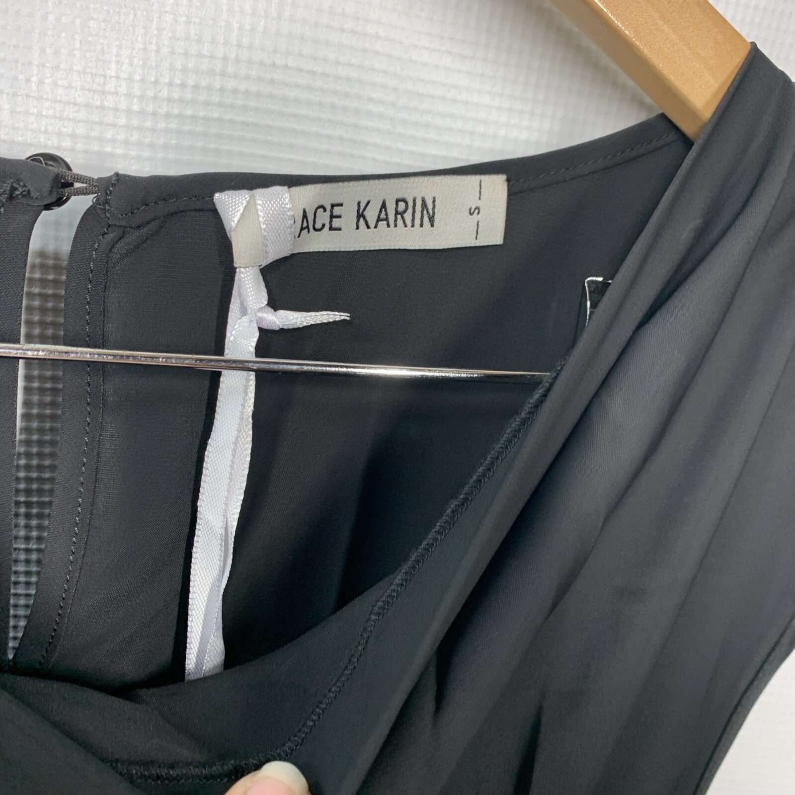 GRACE KARIN Women's Sleeveless Slouch Neck Midi Cocktail Party Dress Black SM