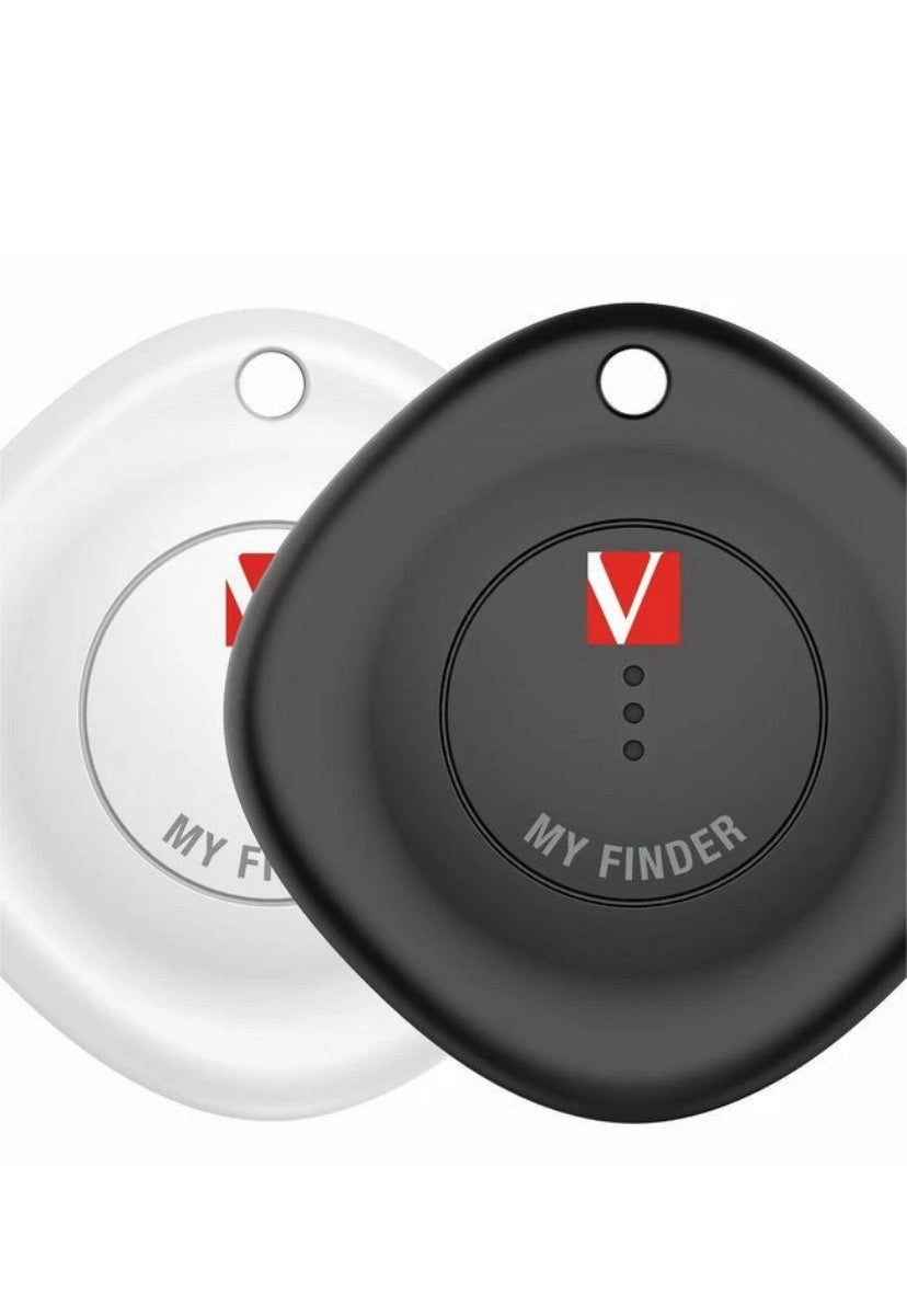My Finder Bluetooth Tracker Black/White 32131 Dustproof and Waterproof - 2 Pack