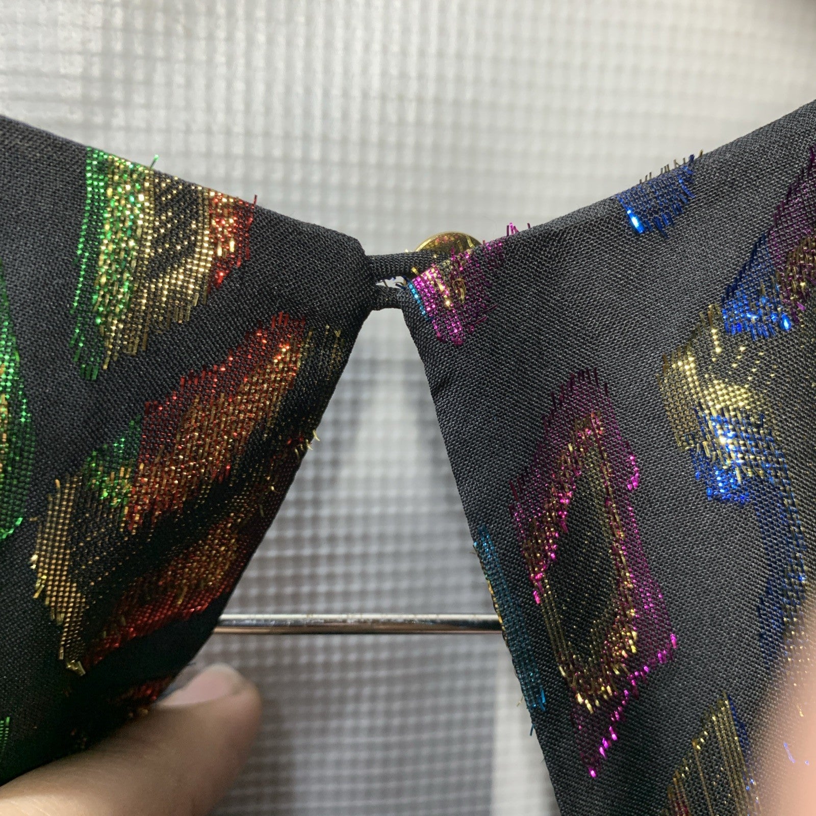 Rachel Zoe Mason Jumpsuit 0 Faux Wrap Metallic Party Wide Leg V-neck Colorful