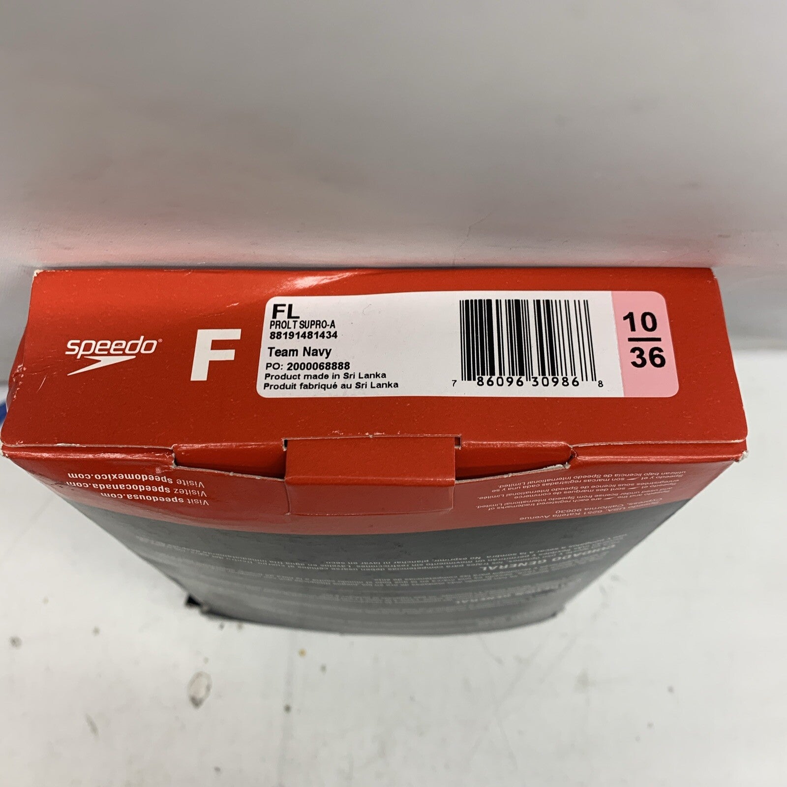 Speedo Women's ProLT Super Pro Solid One Piece Swimsuit Navy Blue Size 10/36