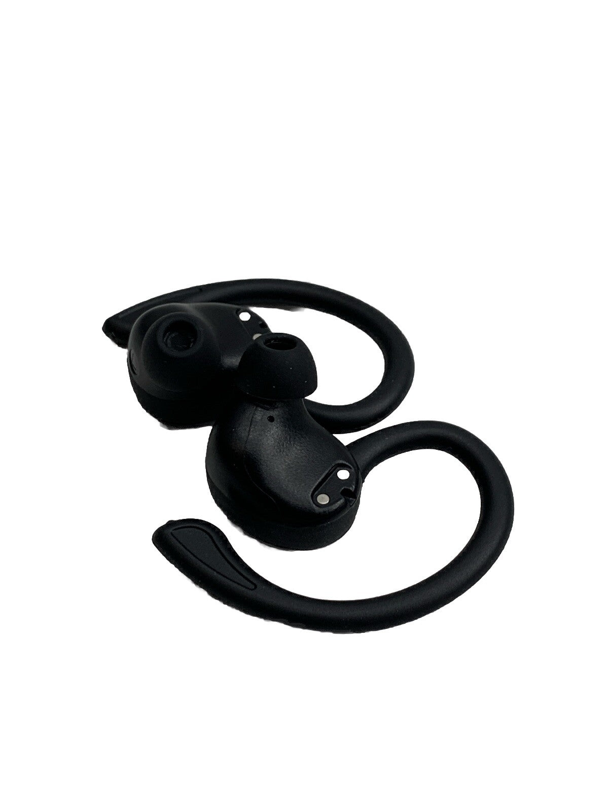 Rulefiss Q38 Black True Wireless Ear Hook Active Noise Cancelling Earbuds Black