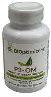 BiOptimizers P3-OM Proteolytic Prebiotics & Probiotics Supplement 120 Vegan Caps