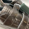 Revitalign Women's Malibu Bella Patent Pewter Sneakers Size 9B Hook & Loop Shoes