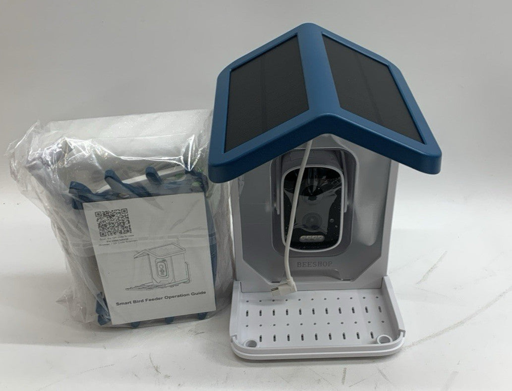 Smart Bird Food Feeder Outdoor Camera Solar Powered HD Camera Auto Capture Bird