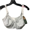 Bali 0180 Flower Bali Underwire Bra 36D White Full Coverage Lightly Lined Cup