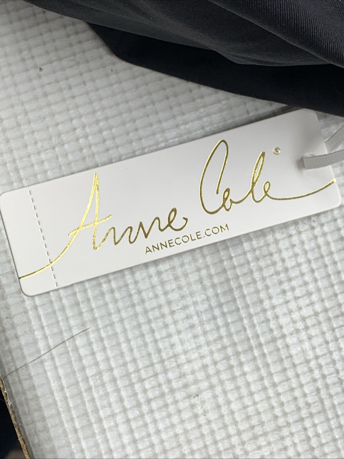 AnneCole Women's Standard Classic One Piece Swimsuit Size 10 Black Swimwear