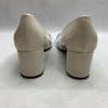 Bandolino Candy3 Womens Ivory 150 Block Heeled Sandal Slip-on Size 11 Square Toe