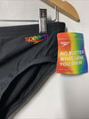 Speedo Eco Endurance Pride Graphic Brief Black Men 34 Underwear Drawstring Waist