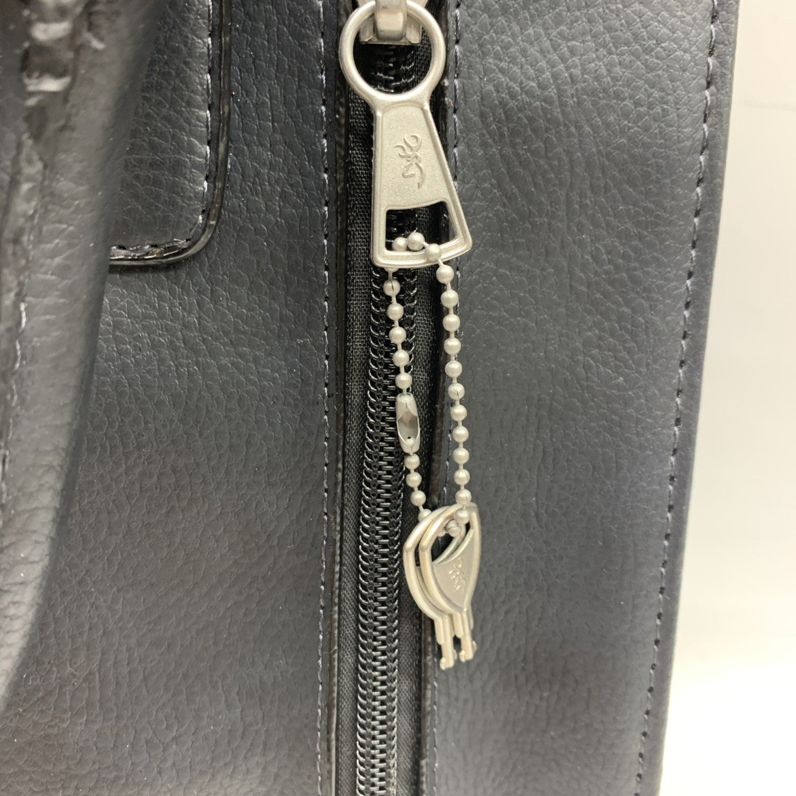 Browning Women's Concealed Carry Purse Handbag Black Zippers Storage Bag Compact