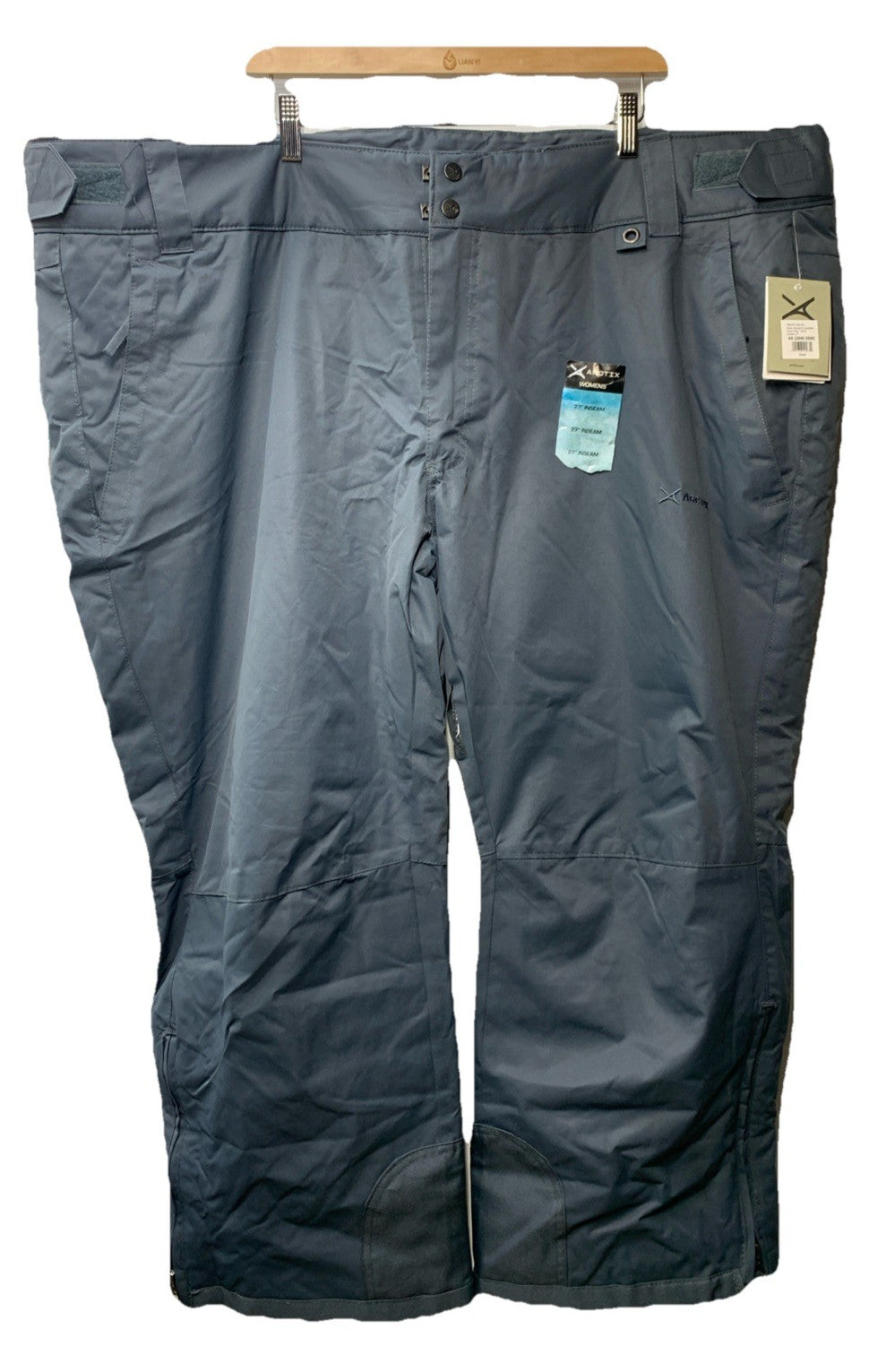 Arctix Women's Insulated Snow Pants Size 4X(28W-30W) Steel 18427X-09-4X w/Pocket