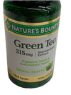 Nature's Bounty Green Tea Capsules - 315 mg - 100 Count Antioxidant Lot Of 2