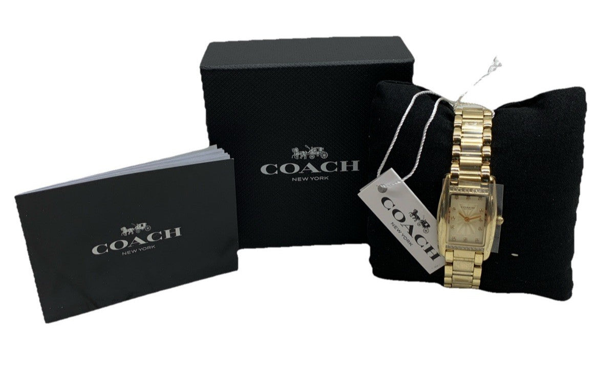 Coach 4504588 Women's Reese 2H Quartz Watch Stainless Steel Water Resistant 3Bar