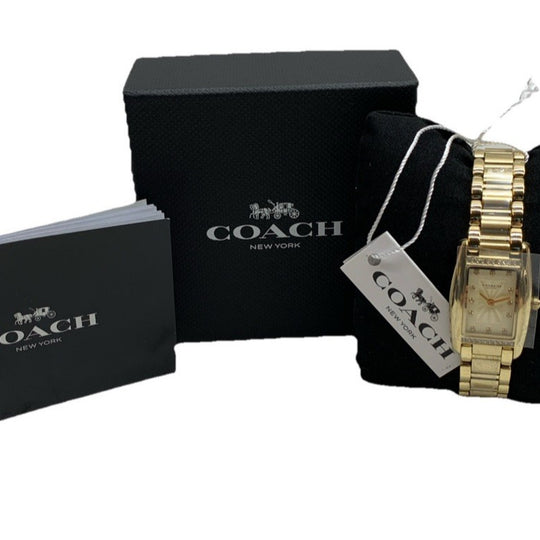 Coach 4504588 Women's Reese 2H Quartz Watch Stainless Steel Water Resistant 3Bar