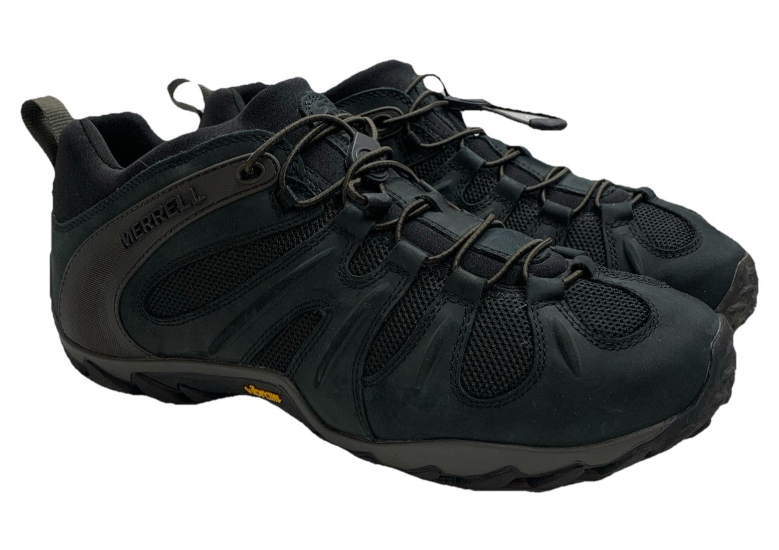Merrell Chameleon 8 J033091 Hiking Shoes Men's Black Stretch Low Top Size 14