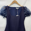 Likely Women's Ari Mini Dress Women's Navy Short Size 10 Back Zipper Navy Blue