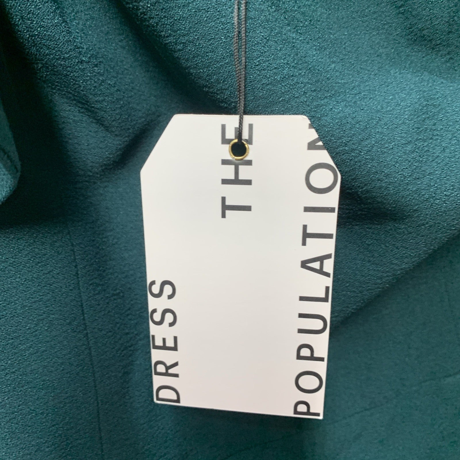 Dress the Population Tiffany One Shoulder Bow Detail Midi Sheath Dress Medium