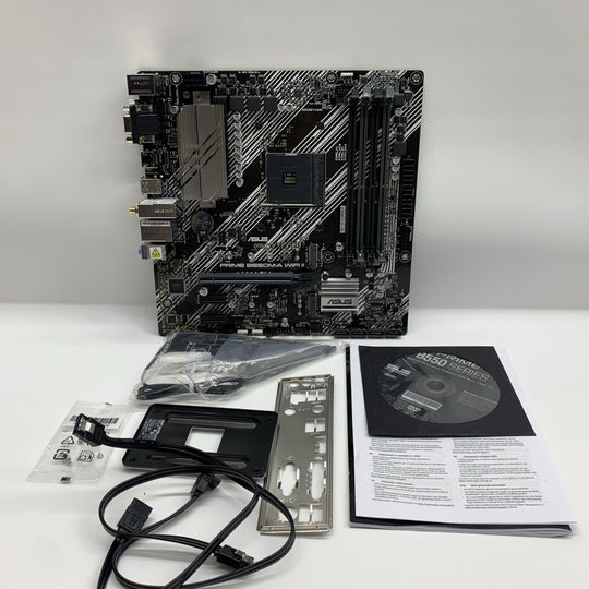 ASUS Prime B550M-A WiFi II AMD Micro ATX Motherboard with PCIe 4.0, WiFi 6, ECC