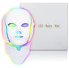 LED Face Neck Beauty Mask 7 Colors Photon Therapy Anti-Aging, Wrinkles Colorful