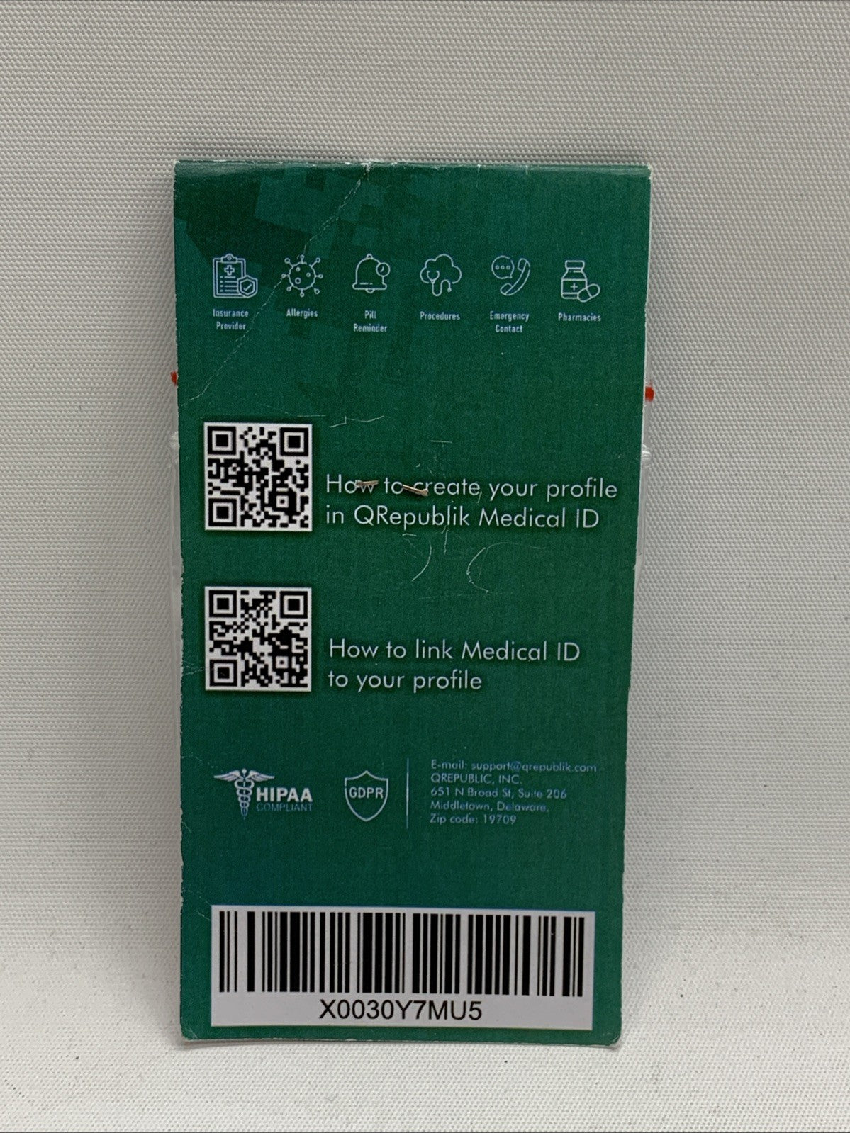 myID Medical ID Sleeve that Fits Apple Watch, Fitbit, Samsung Gear, Garmin and M