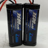 Zeee 7.2V 25.92W 3600mAh High Performance NiMH Battery Tamiya for RC Car 2 Pack