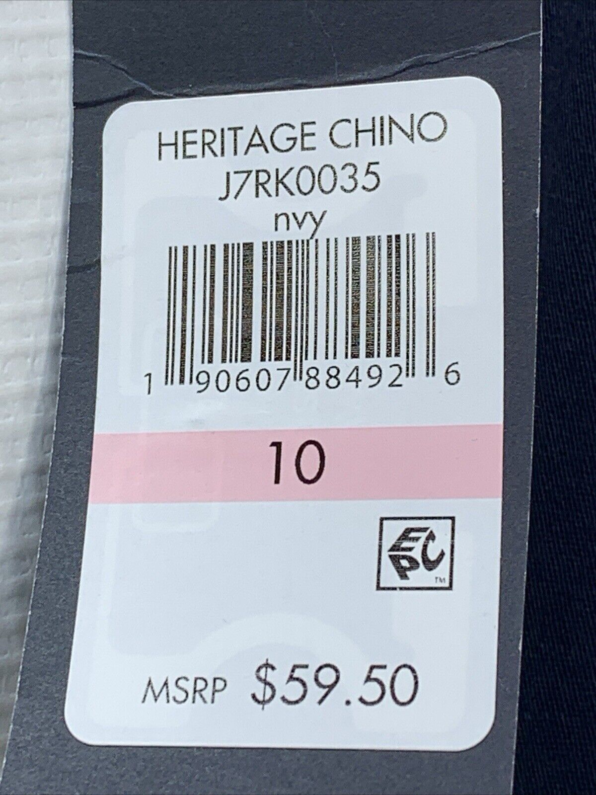 Tommy Hilfiger Women's Hampton Chino Lightweight Long Pants Relaxed Fit 10 Blue