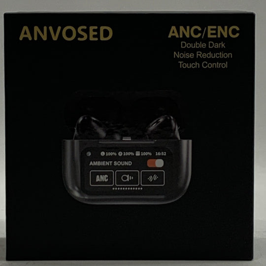 Anvosed Earbuds With ANC/ENC Wireless Double Dark Noise Reduction Touch Control