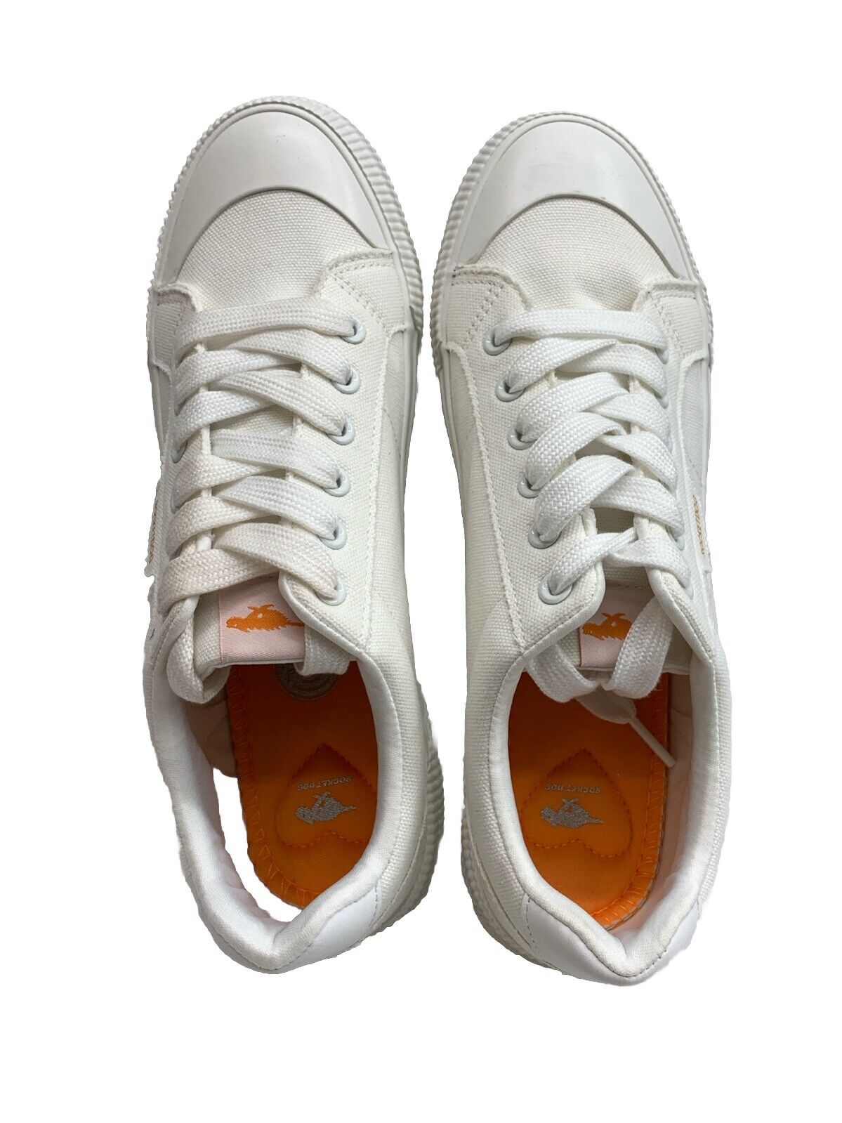 Rocket Dog White Cheery Plush Foam Comfort Sneakers Women’s Size 9 Lace-up Shoes